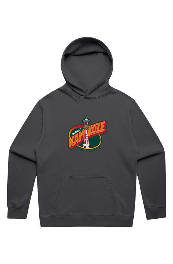 Kamikoze Seattle Supersonics Faded Black Hood